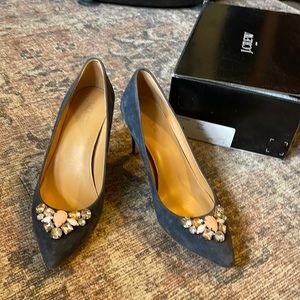 J. Crew Isabelle jeweled pumps. EUC worn only twice.